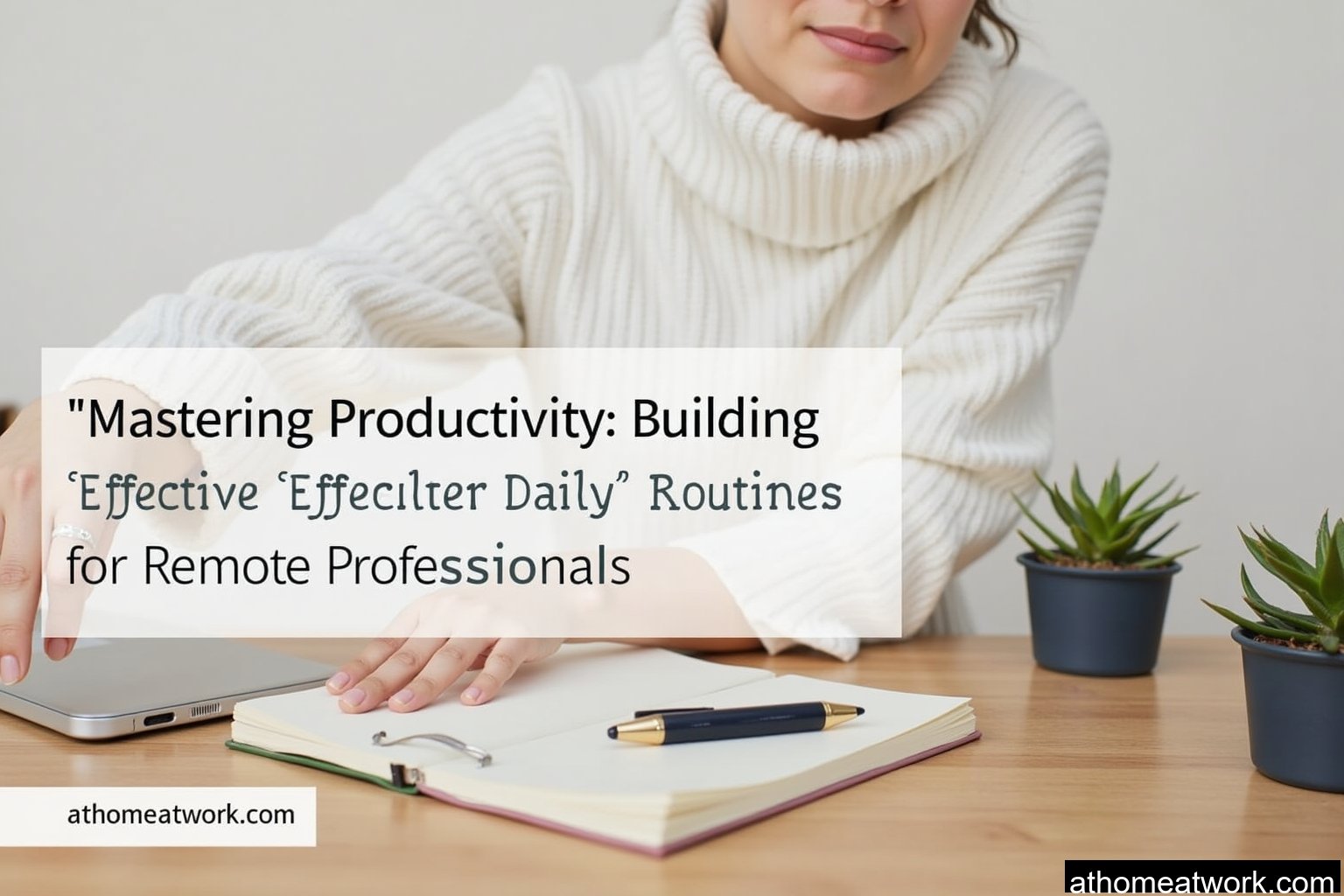 Mastering Productivity: Building Effective Daily Routines for Remote Professionals